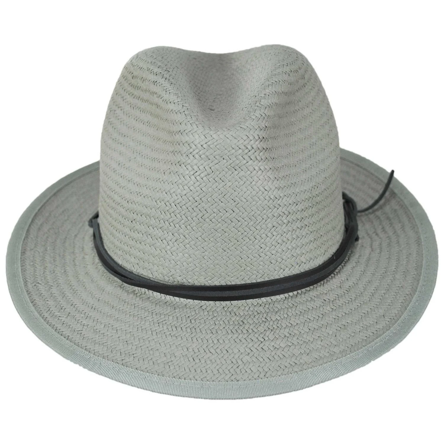 Bran Raindura Straw Fedora Hat - Image 2