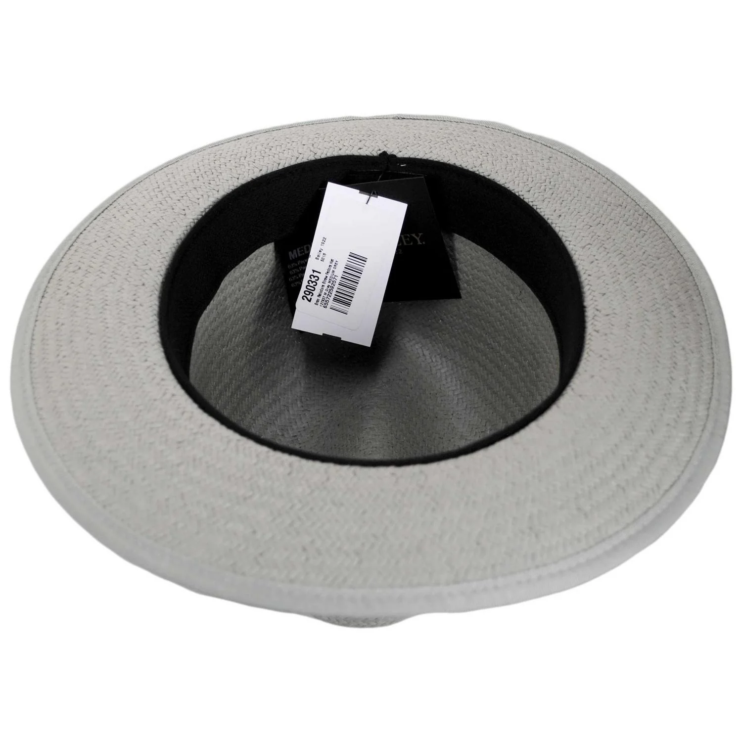 Bran Raindura Straw Fedora Hat - Image 4