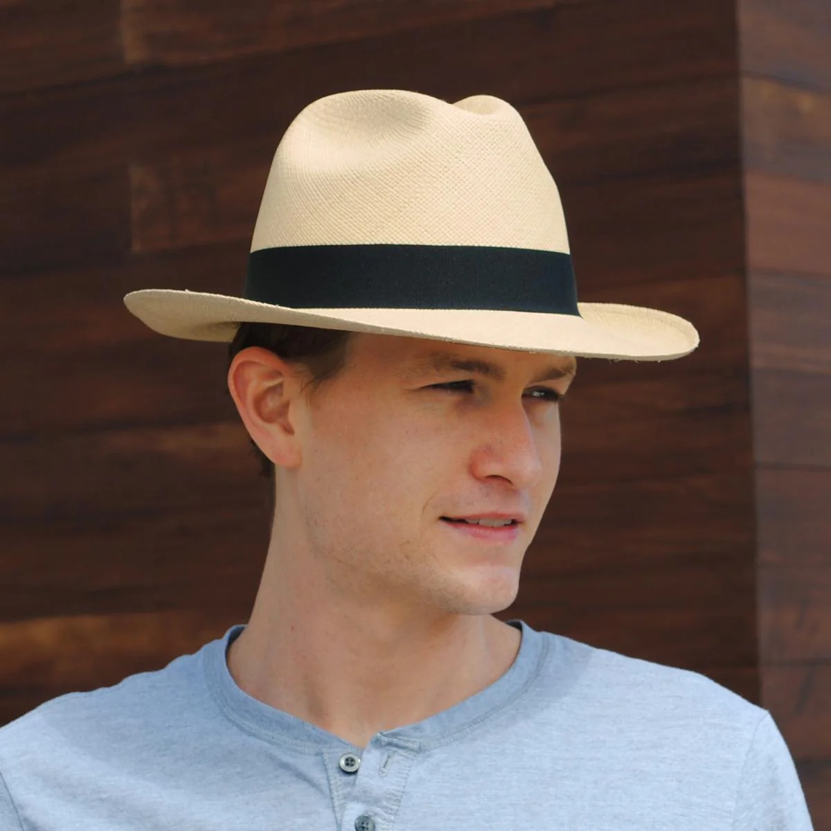 Brisa Grade 4 Panama Straw Fedora Hat - Image 2