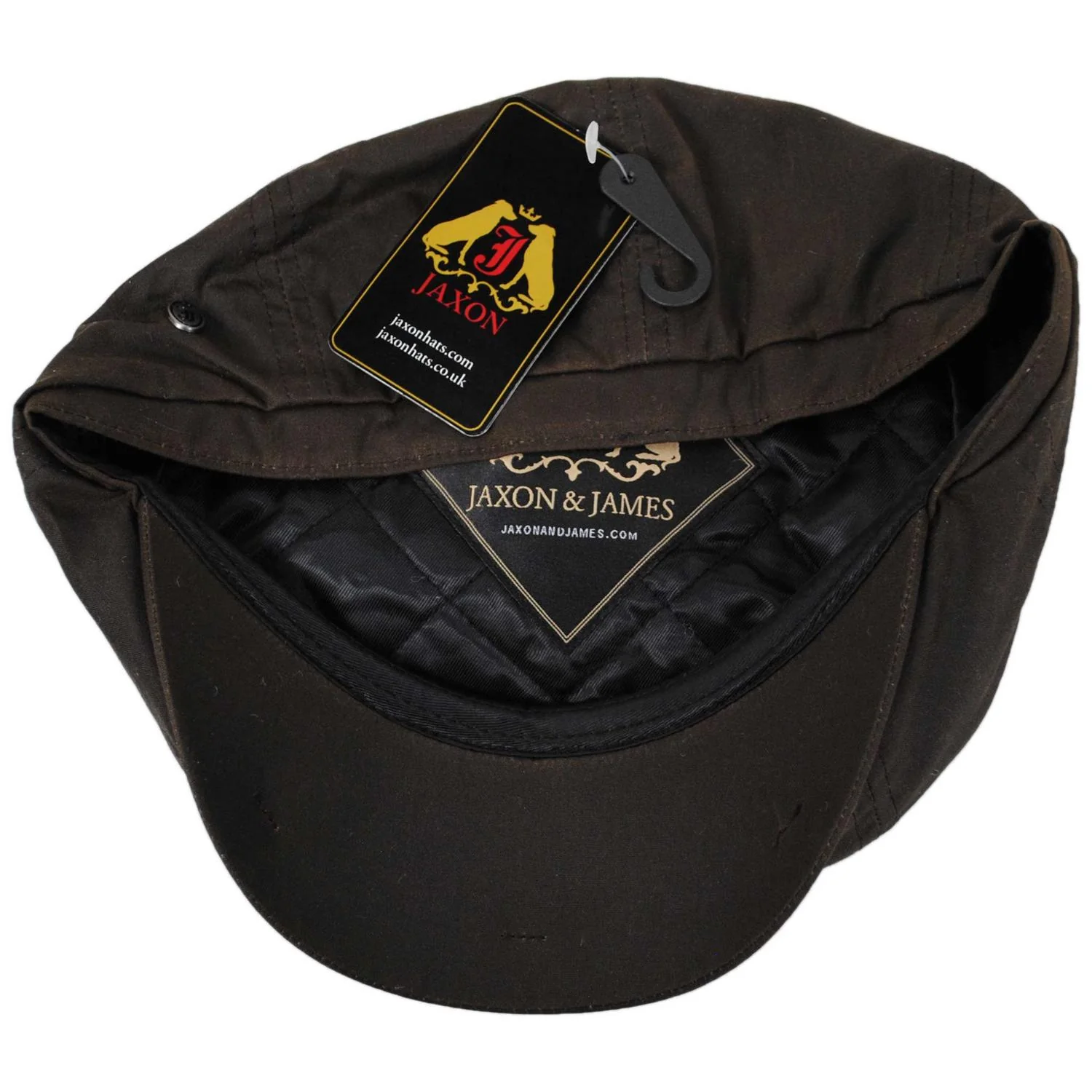 British Millerain Wax Cotton Newsboy Cap - Image 10