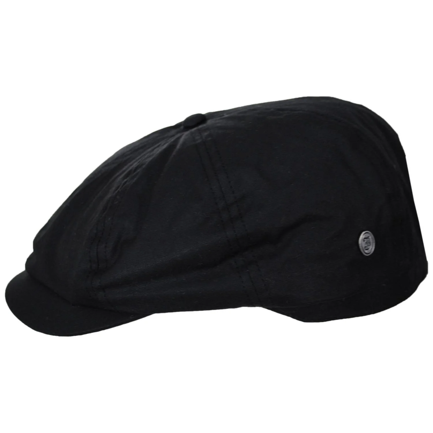 British Millerain Wax Cotton Newsboy Cap - Image 4