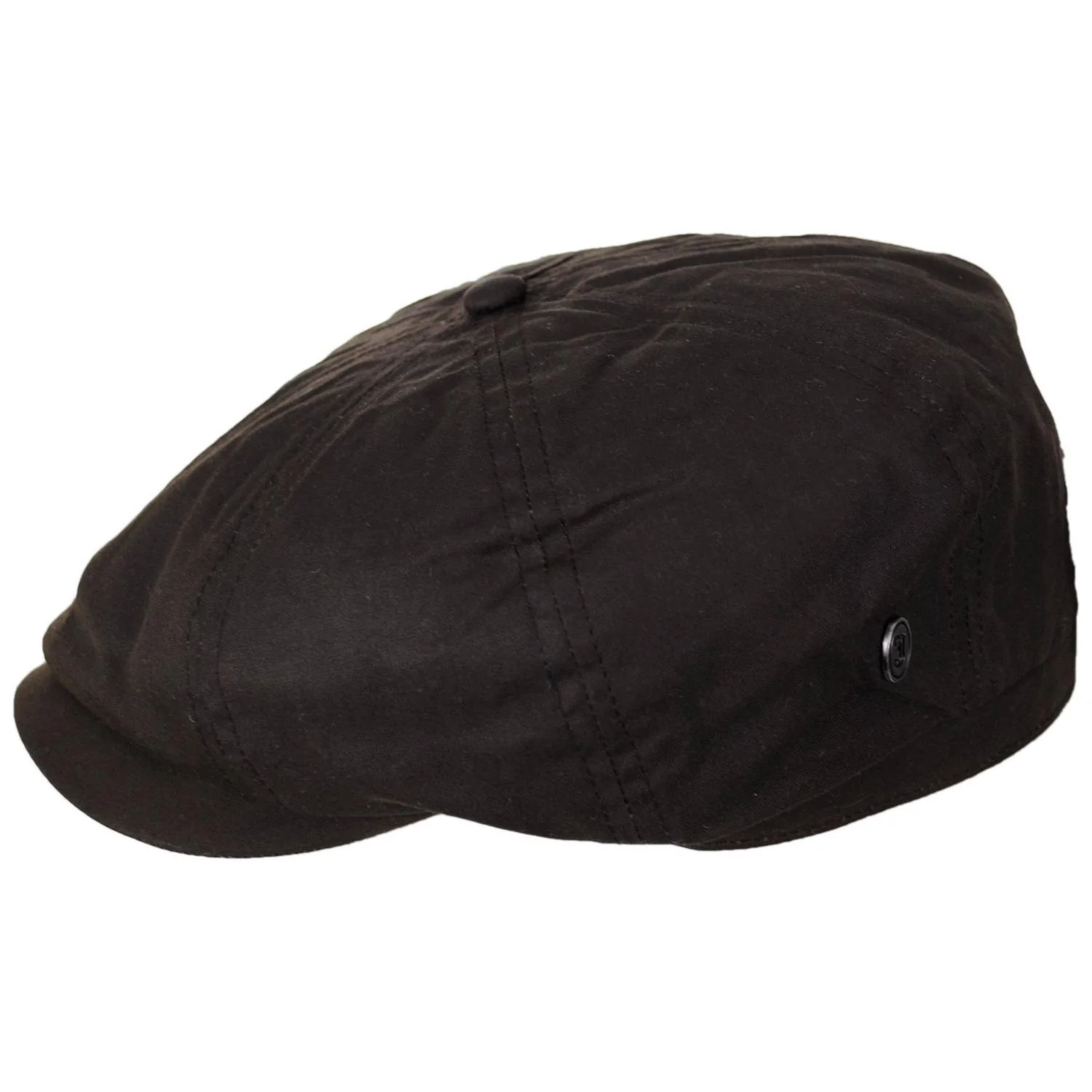 British Millerain Wax Cotton Newsboy Cap - Image 9