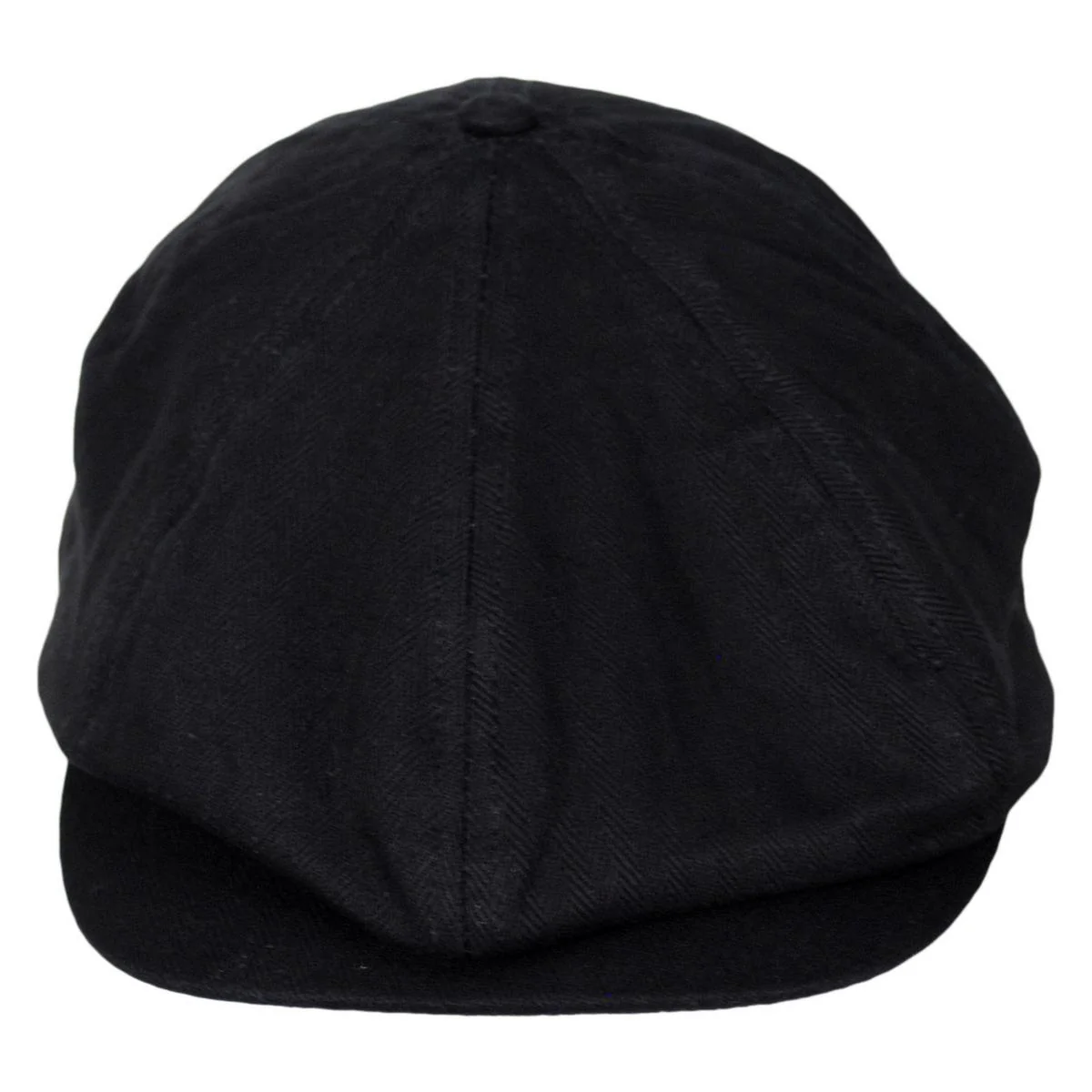 Brood Baggy Cotton Herringbone Newsboy Cap - Image 2