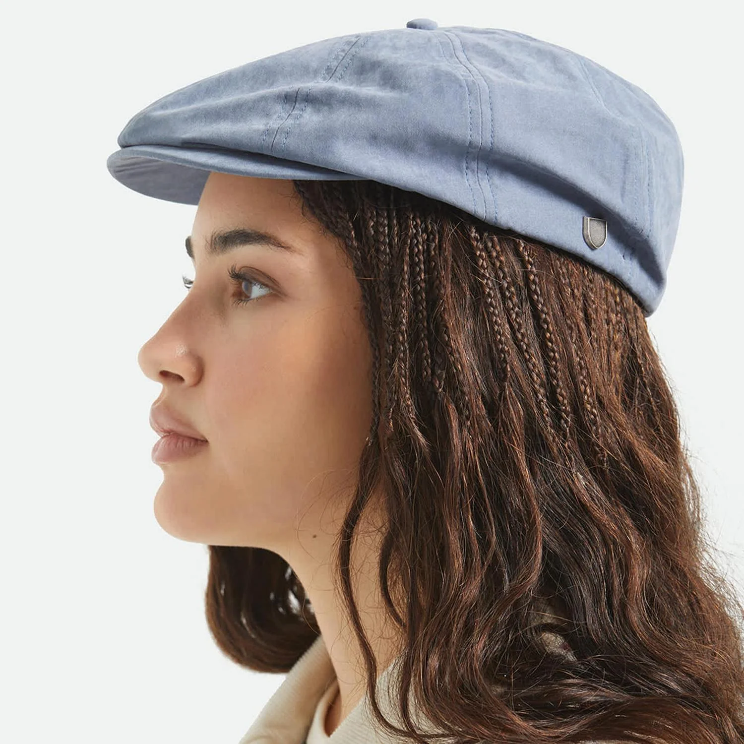 Brood Brushed Satin Newsboy Cap - Image 6