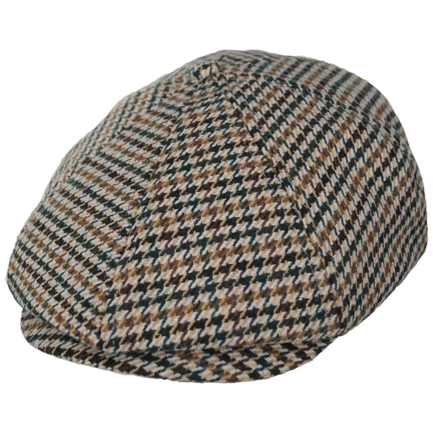 Brood Wool Houndstooth Newsboy Cap