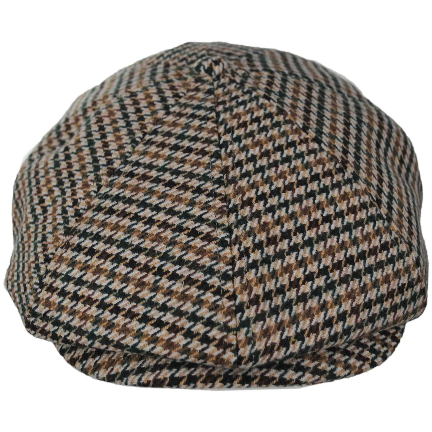 Brood Wool Houndstooth Newsboy Cap - Image 4