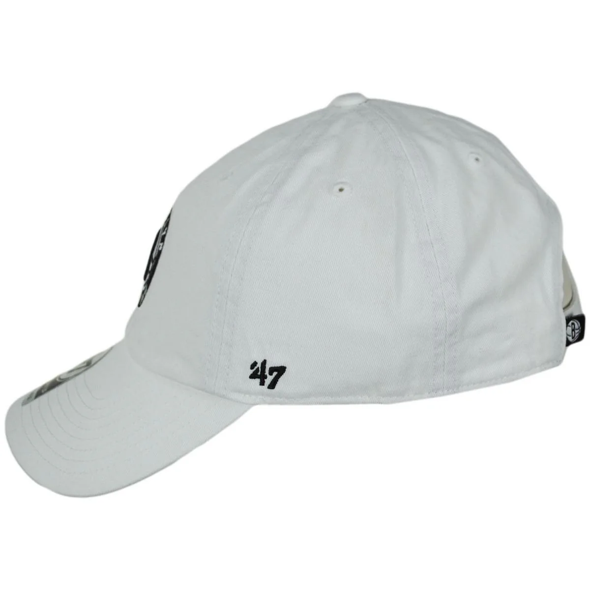 Brooklyn Nets NBA Clean Up Strapback Baseball Cap Dad Hat - Image 7