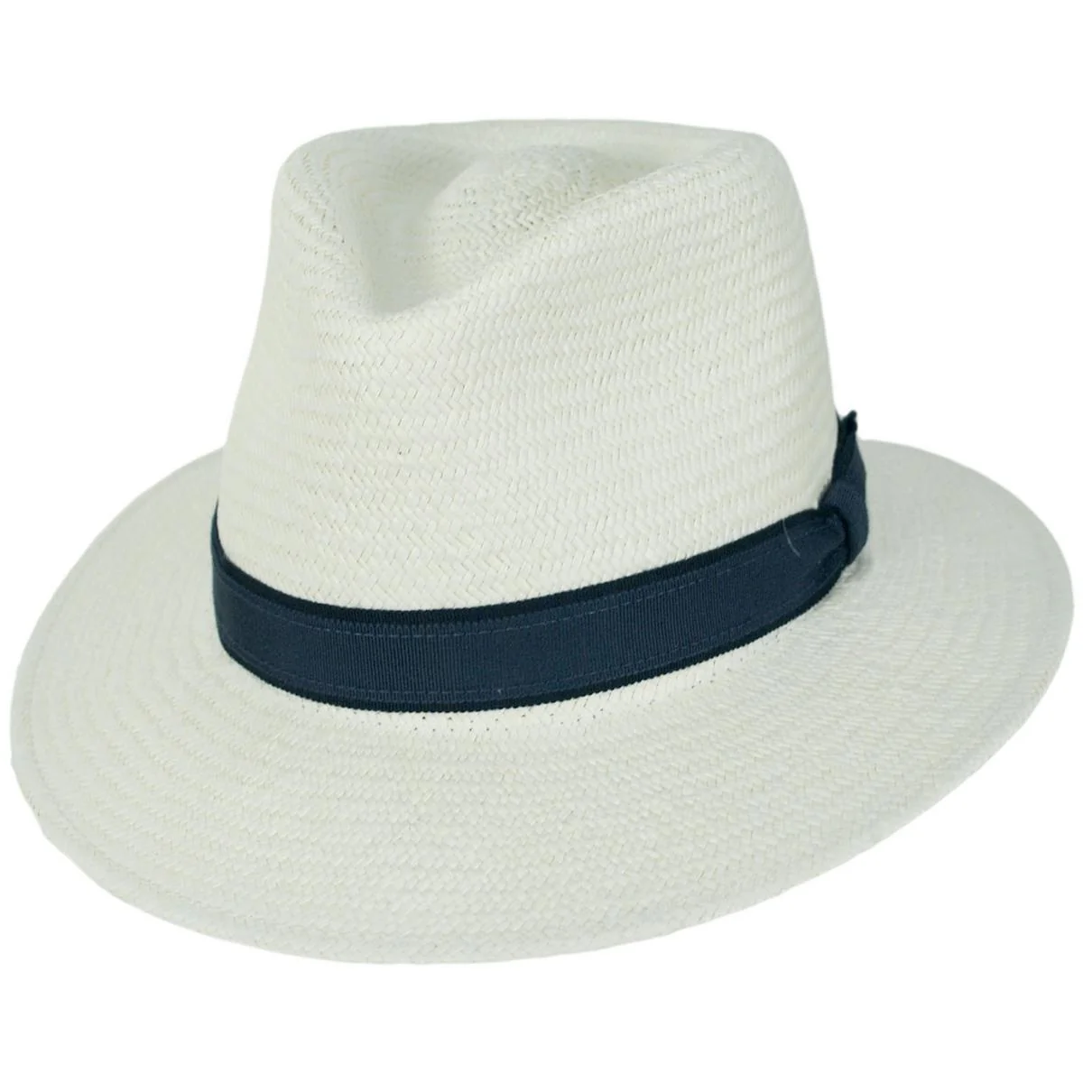Brooks Panama Straw Fedora Hat