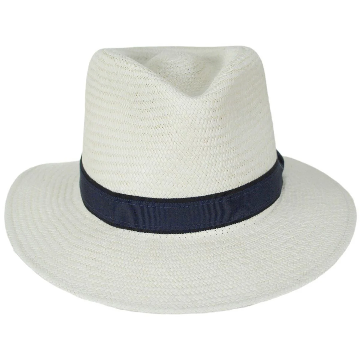 Brooks Panama Straw Fedora Hat - Image 2