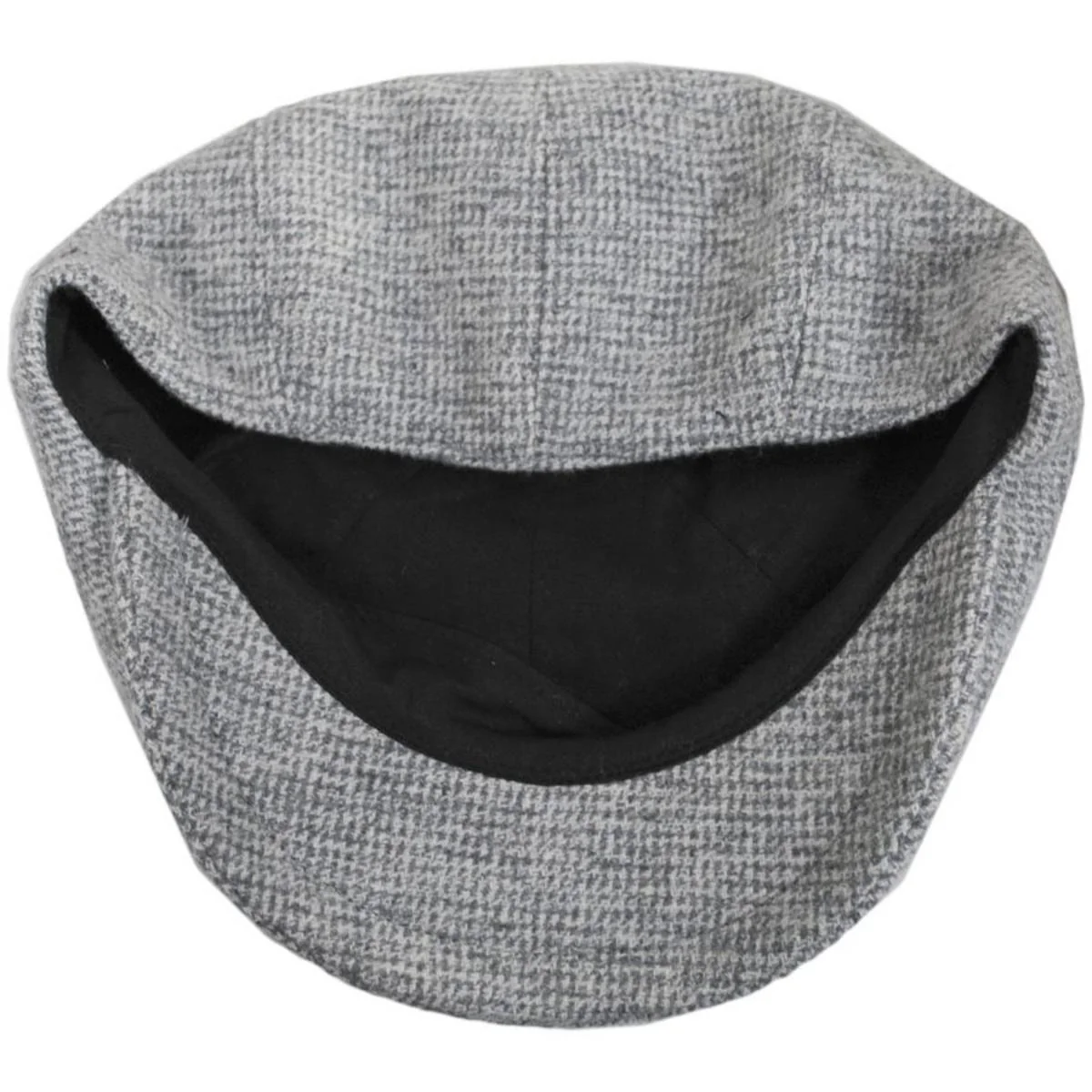 Brune Wool Houndstooth Newsboy Cap - Image 4