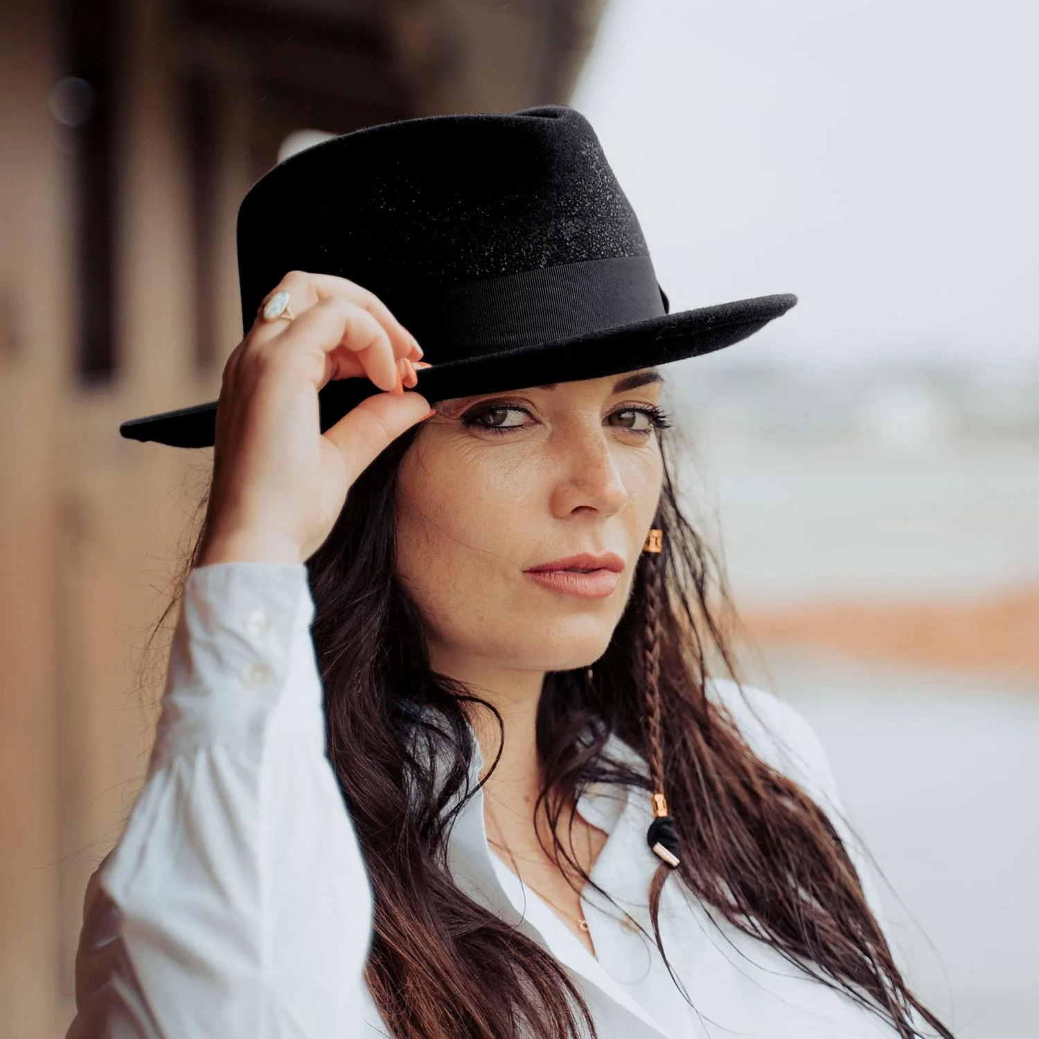 C-Crown Crushable Wool Felt Fedora Hat - Image 32