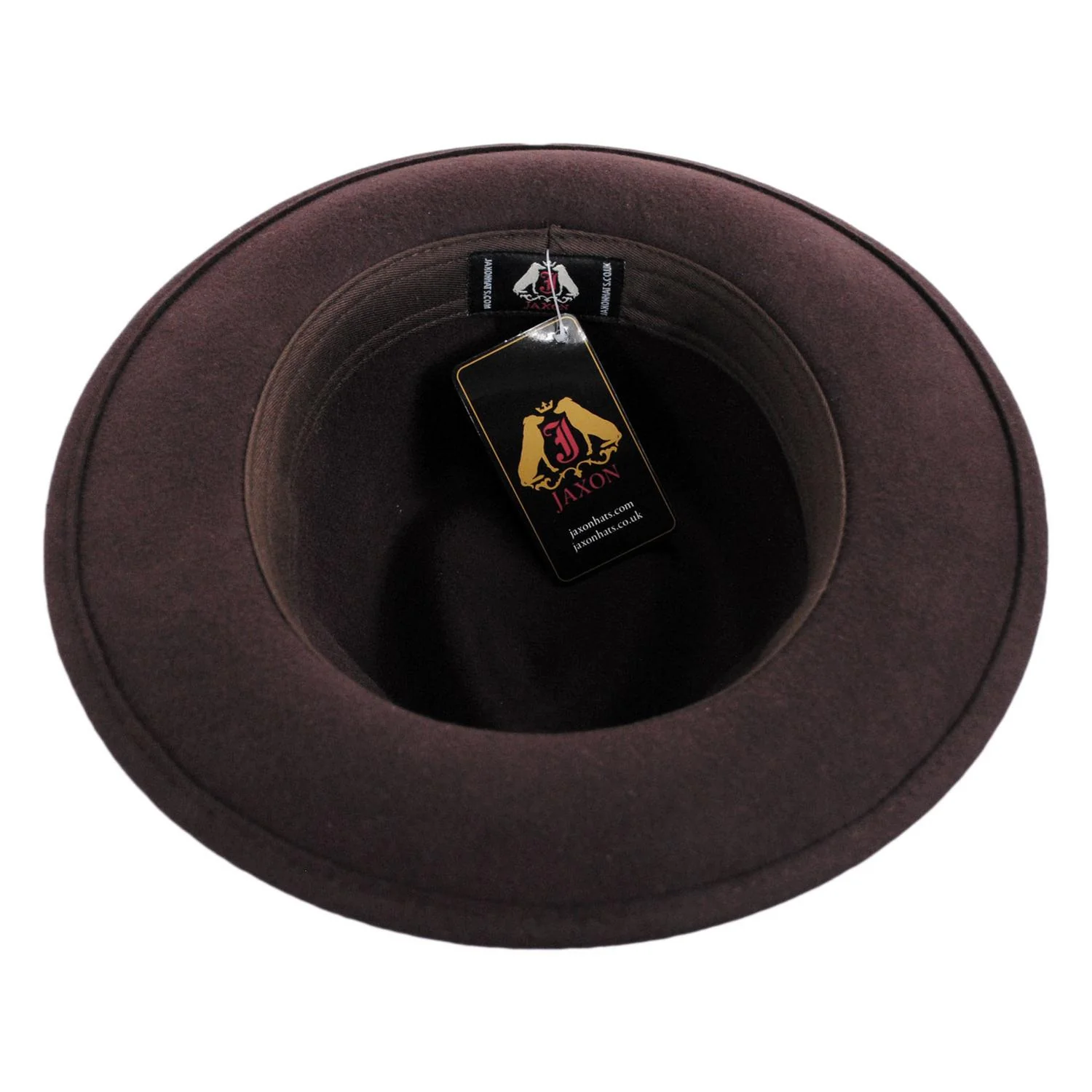 C-Crown Crushable Wool Felt Fedora Hat - Image 6