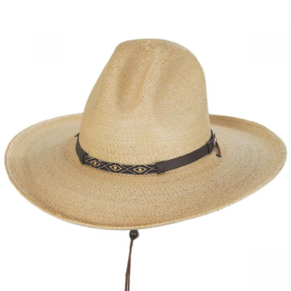 Calhoun Palm Leaf Straw Gus Western Hat