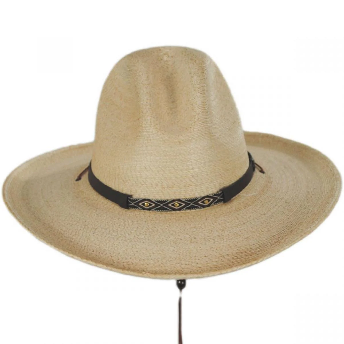 Calhoun Palm Leaf Straw Gus Western Hat - Image 2