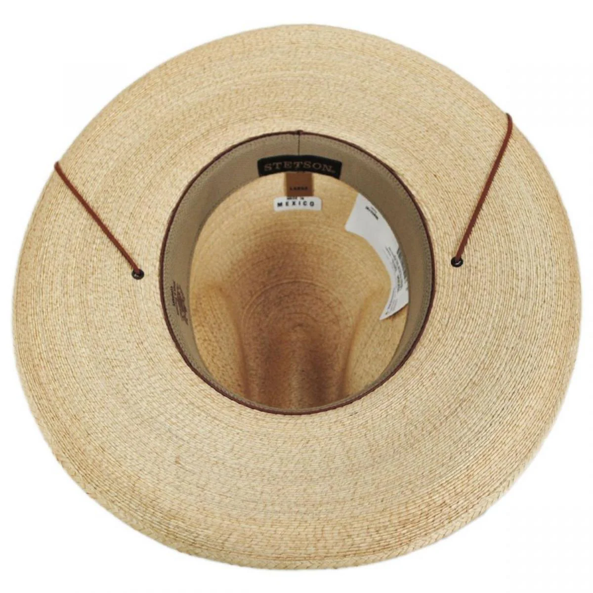 Calhoun Palm Leaf Straw Gus Western Hat - Image 4