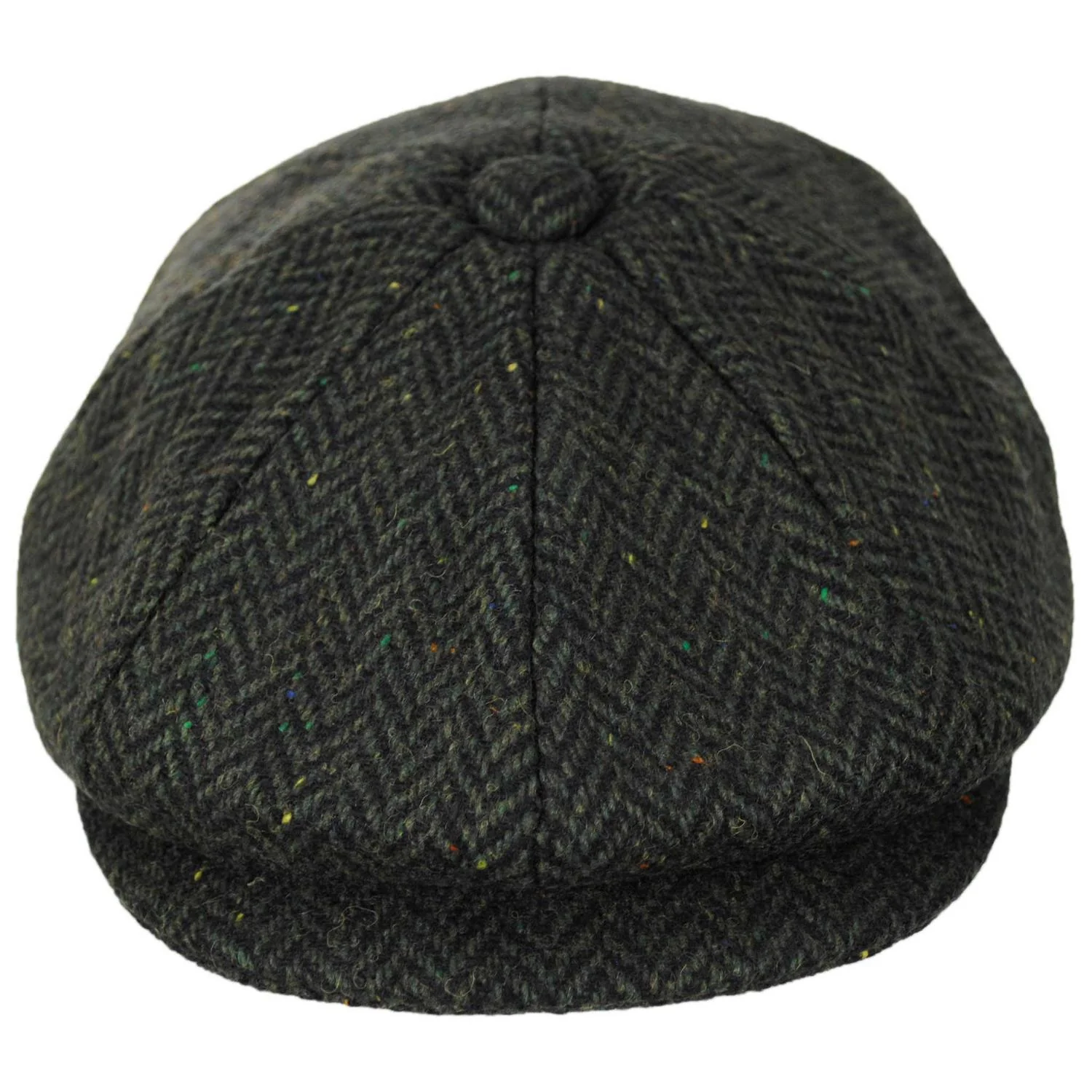 Cambridge Herringbone Wool Newsboy Cap - Image 3