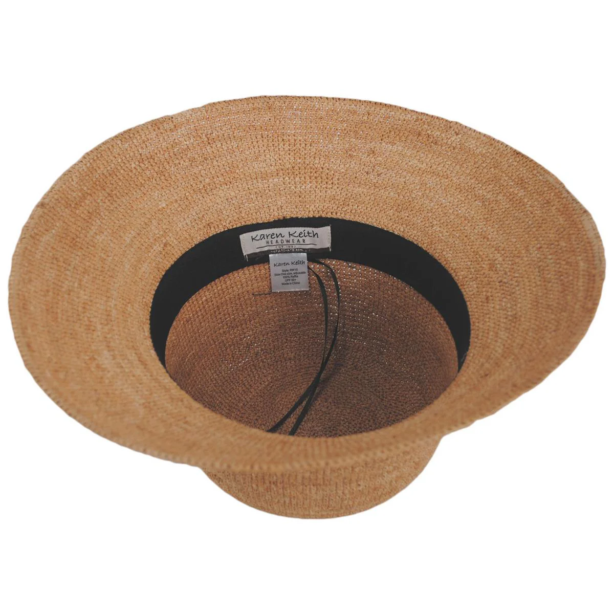 Casablanca Cove Raffia Crochet Straw Sun Hat - Image 8