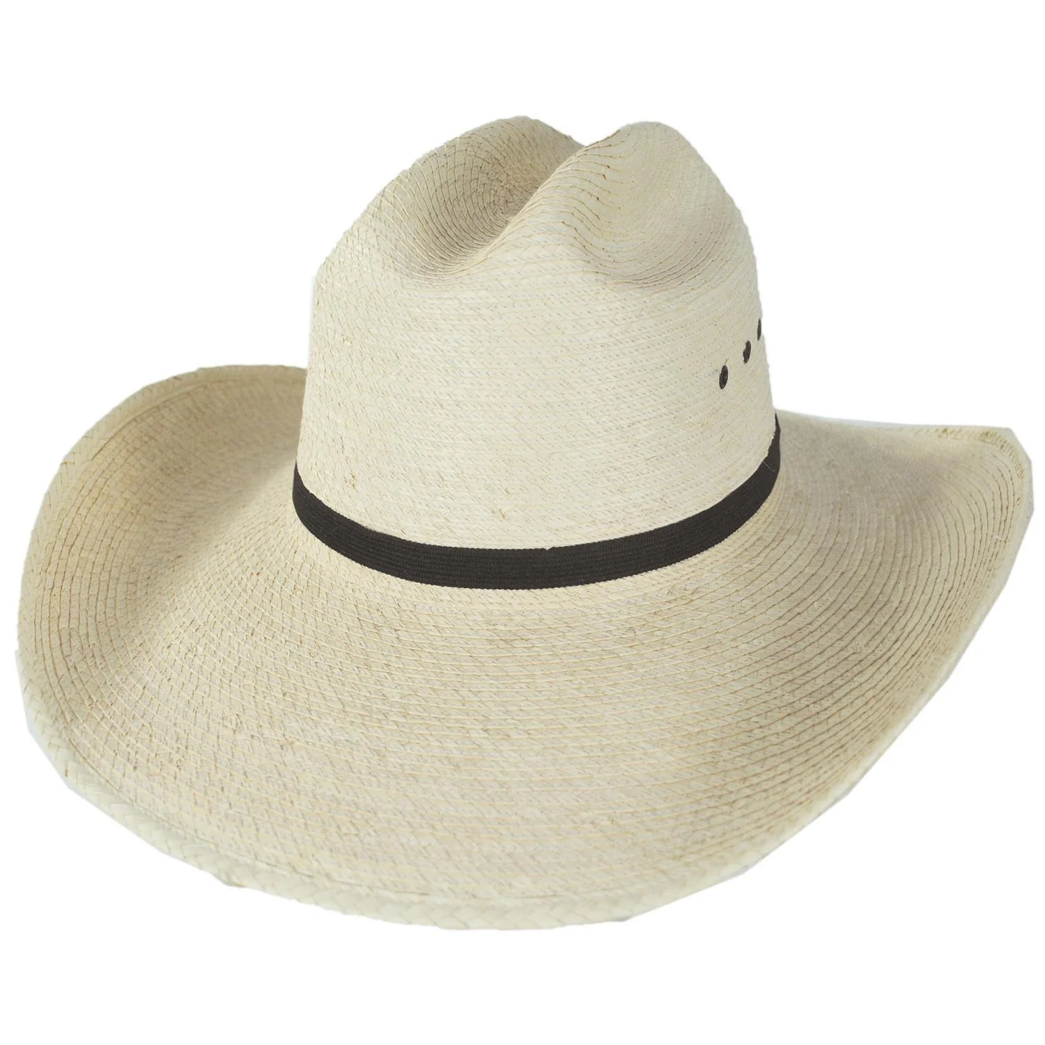 Cattleman Guatemalan Palm Leaf Straw Hat