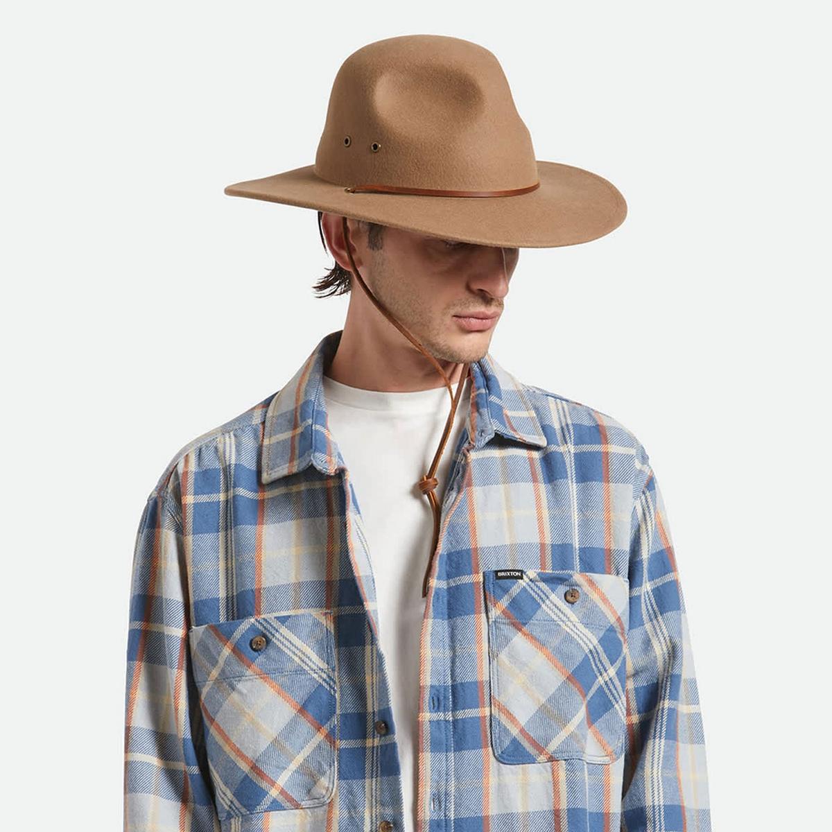 Cedar Weather Guard Packable Wool Fedora Felt Hat - Image 7