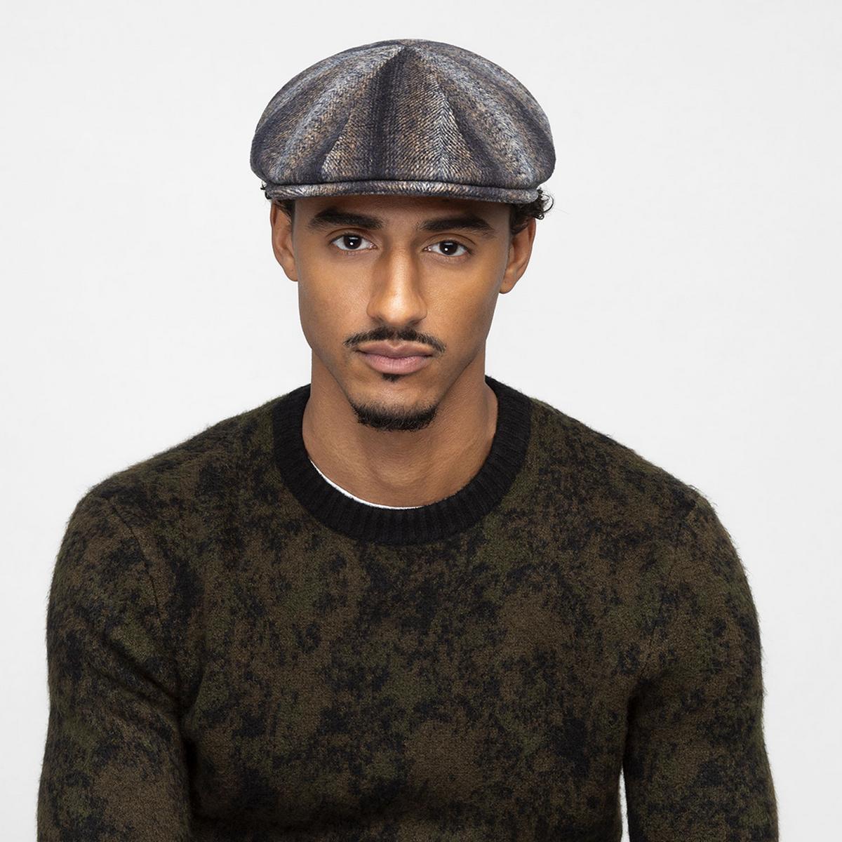 Chadwick Striped Newsboy Cap - Image 6