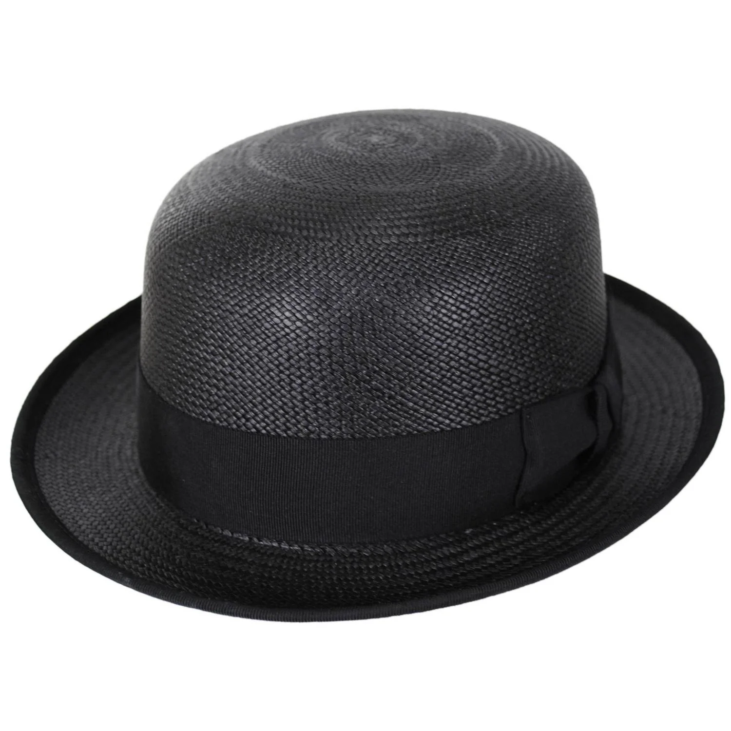 Chaplin Panama Straw Bowler Hat