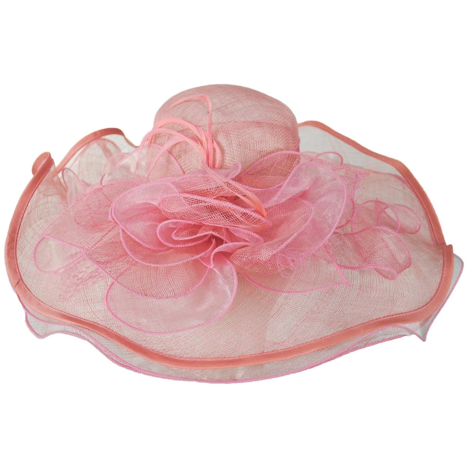 Charisma Sinamay Straw Swinger Dress Hat - Image 3