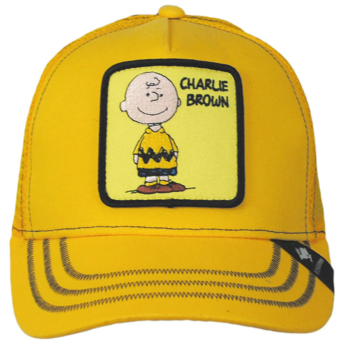 Charlie Mesh Trucker Snapback Baseball Cap - Image 2