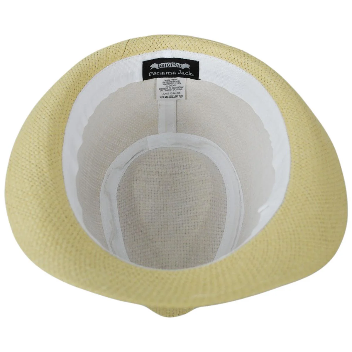 Chinook Toyo Straw Fedora Hat - Image 8