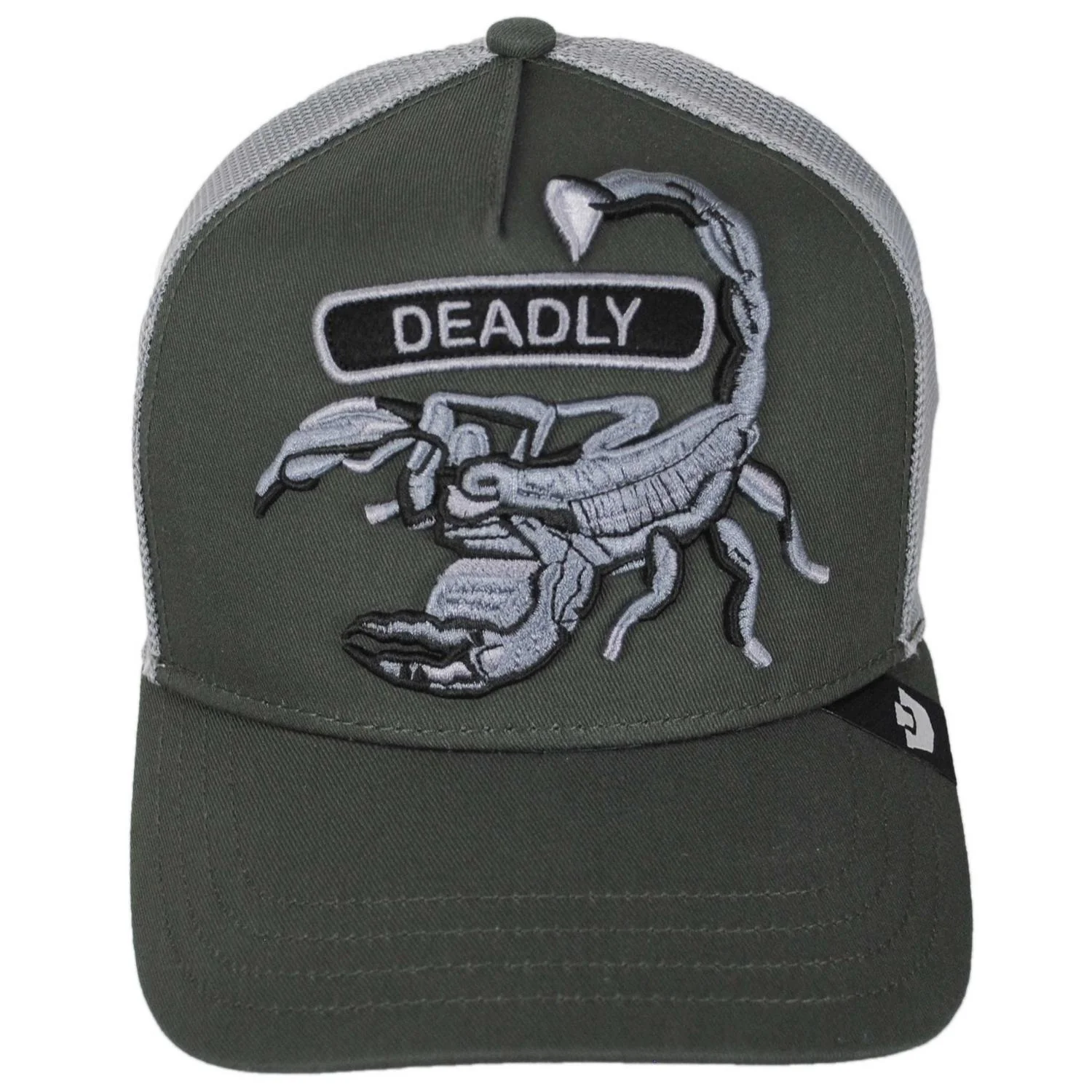 Classic Rocker Deadly Mesh Trucker Snapback Baseball Cap - Image 2
