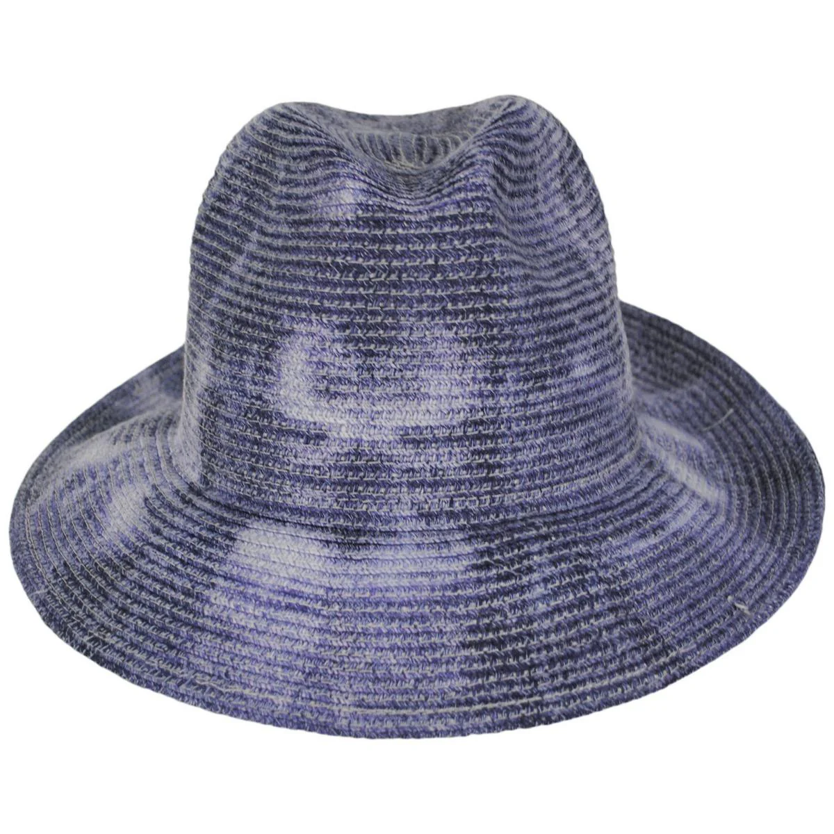 Cleves Tie-Dye Toyo Straw Fedora Hat - Image 2