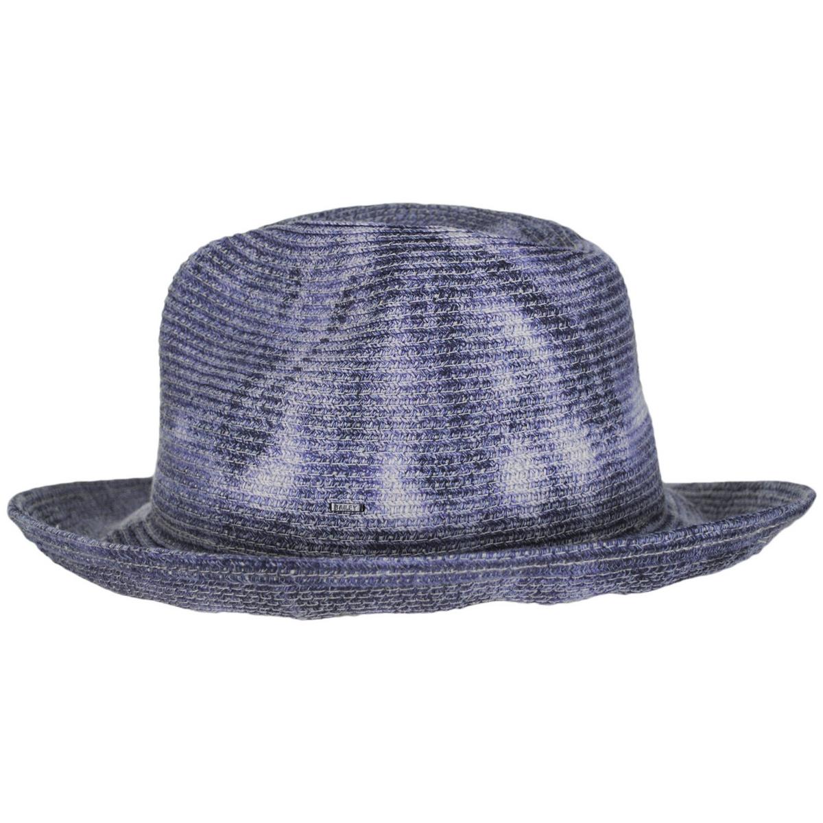 Cleves Tie-Dye Toyo Straw Fedora Hat - Image 3
