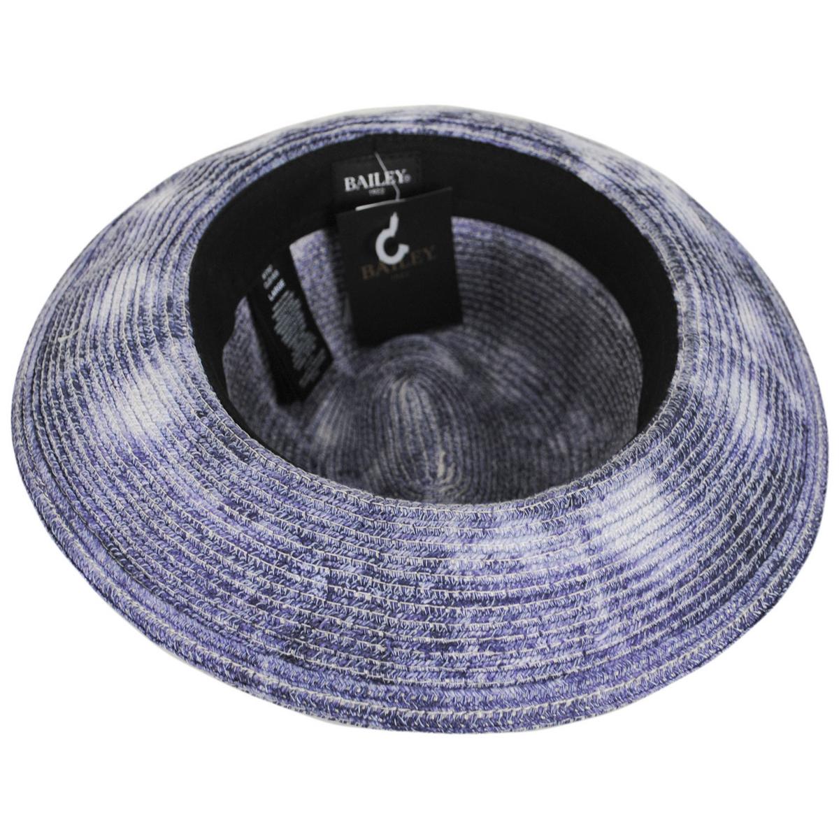 Cleves Tie-Dye Toyo Straw Fedora Hat - Image 4