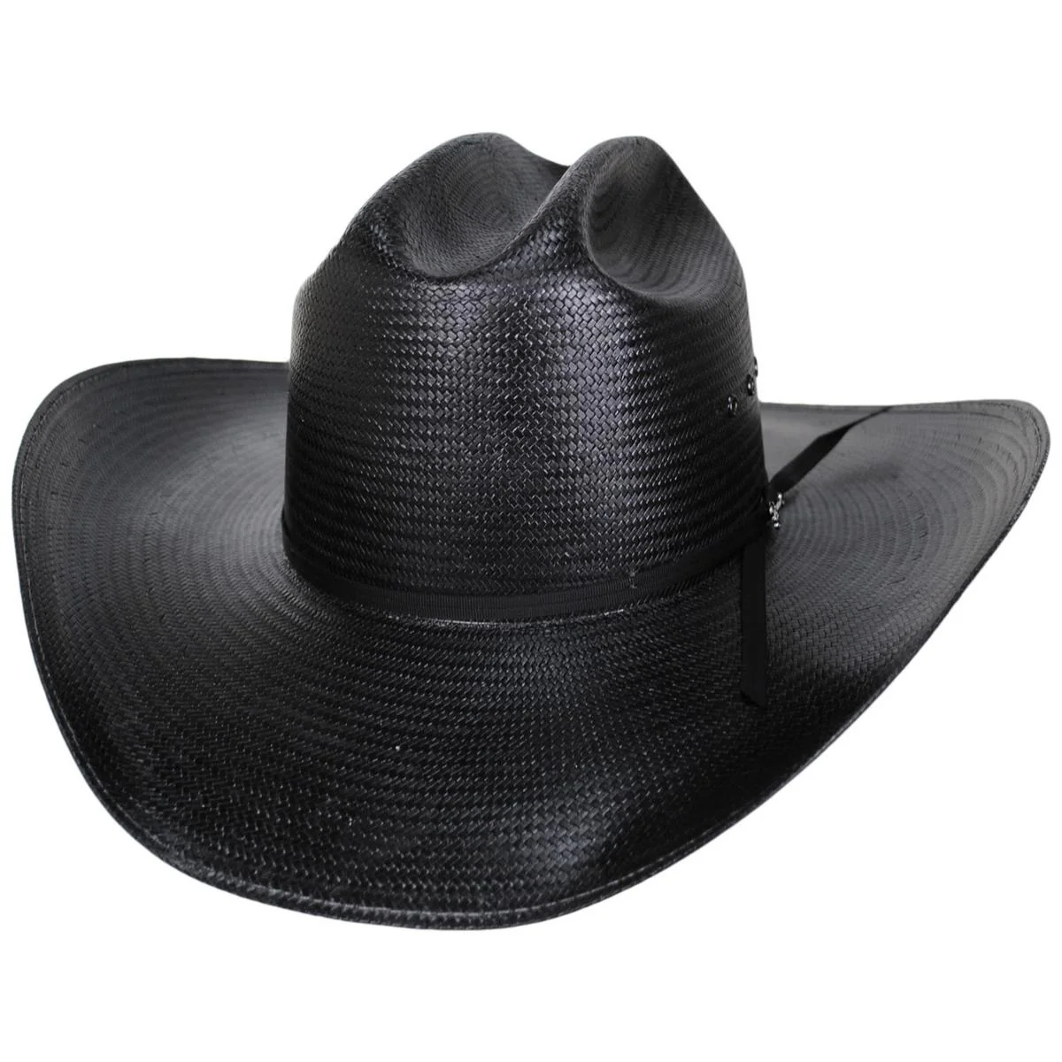 Coal Mine 10X Shantung Straw Western Hat