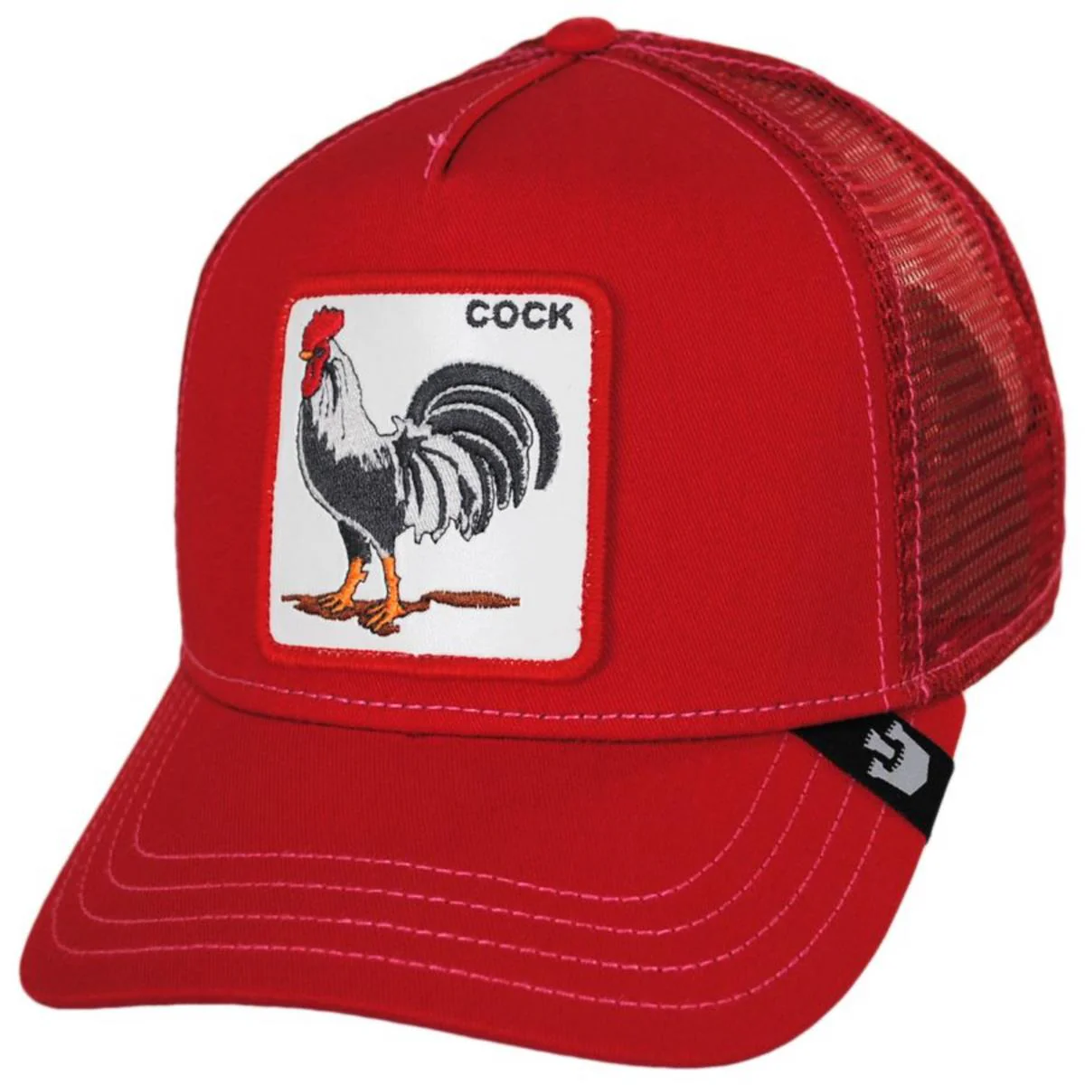 Cock Mesh Trucker Snapback Baseball Cap - Retired - Image 5