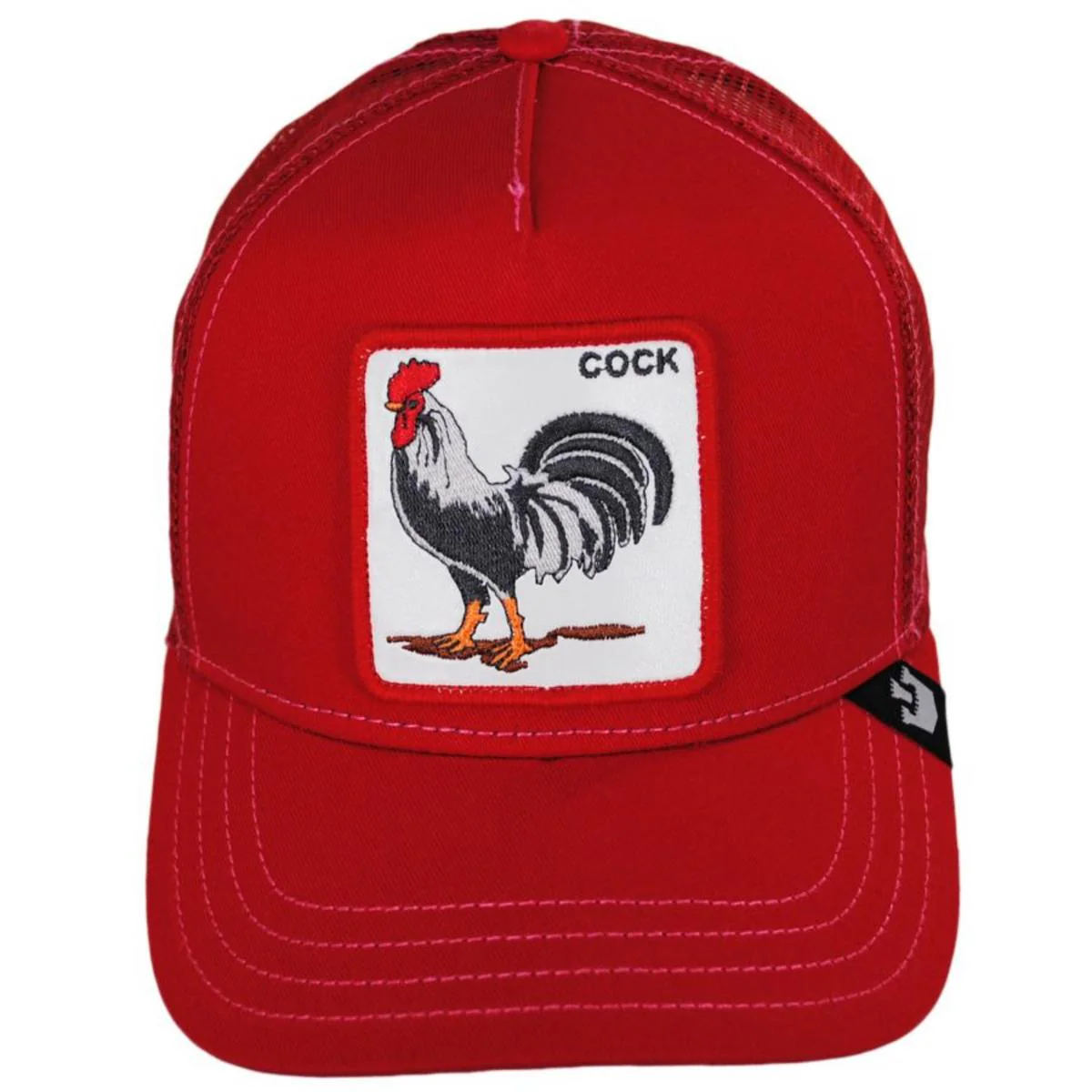 Cock Mesh Trucker Snapback Baseball Cap - Retired - Image 6