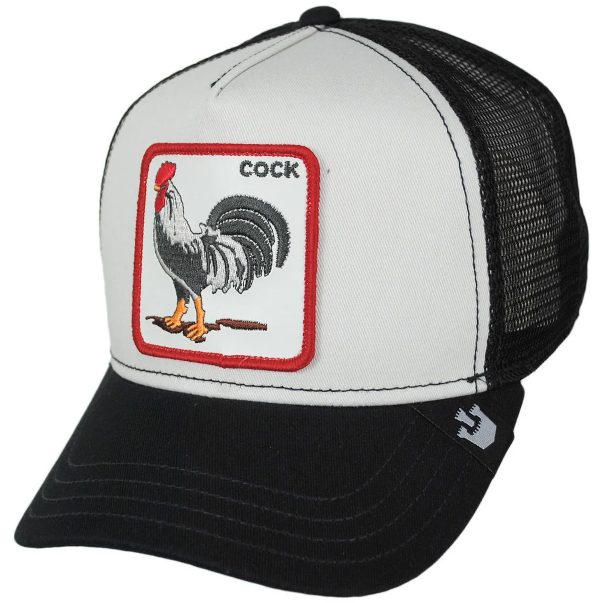 Cock Mesh Trucker Snapback Baseball Cap - Retired - Image 9
