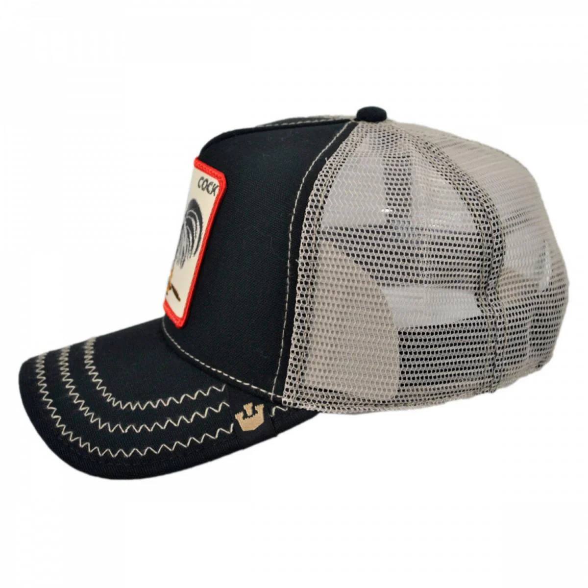 Cock Mesh Trucker Snapback Baseball Cap - Image 3