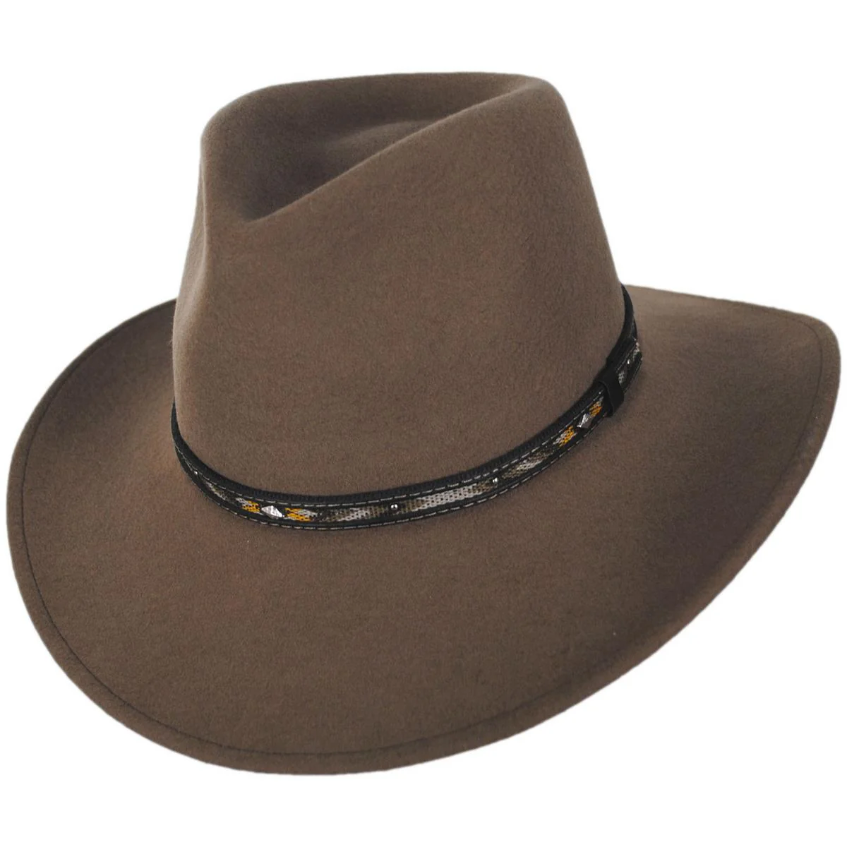 Coltrane Crushable Merino Wool Felt Outback Hat