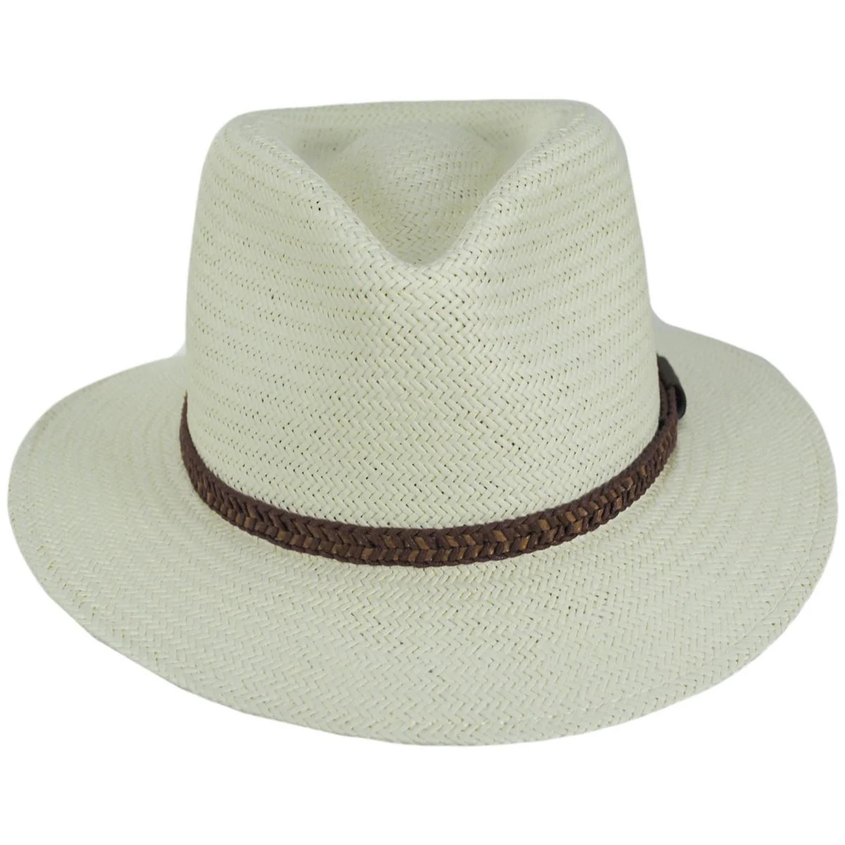 Colwyn Raindura Straw Fedora Hat - Image 2