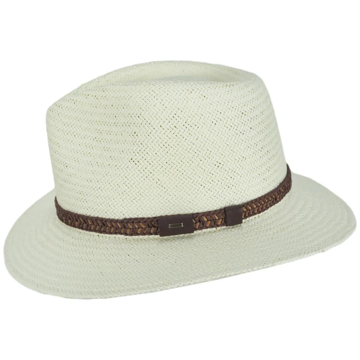 Colwyn Raindura Straw Fedora Hat - Image 3