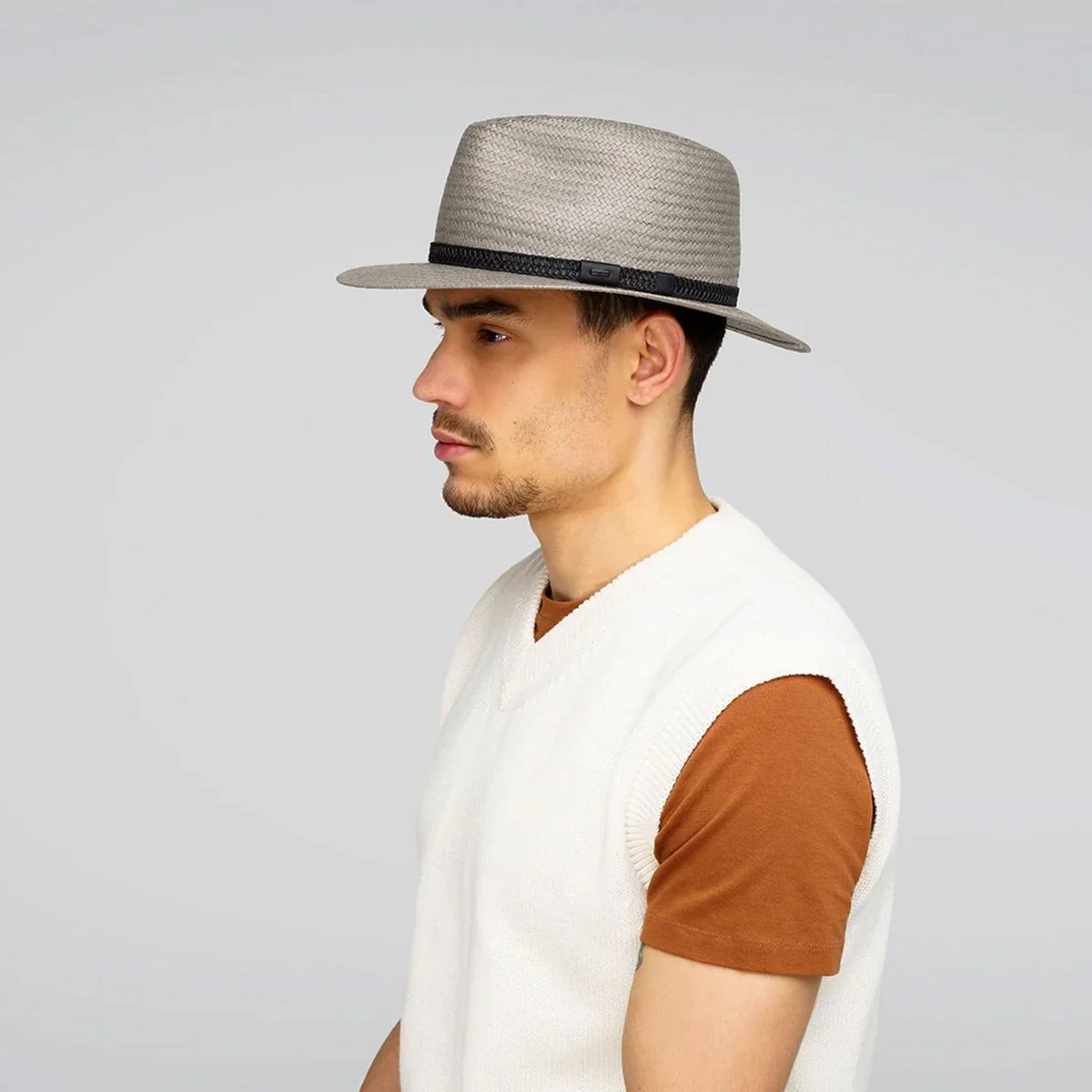 Colwyn Raindura Straw Fedora Hat - Image 7