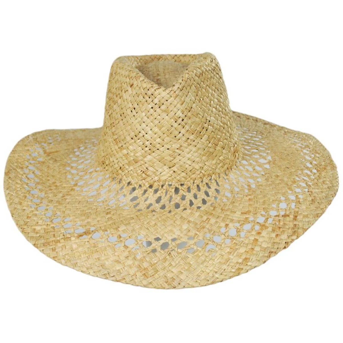 Cool Thru Raffia Straw Fedora Hat - Image 2