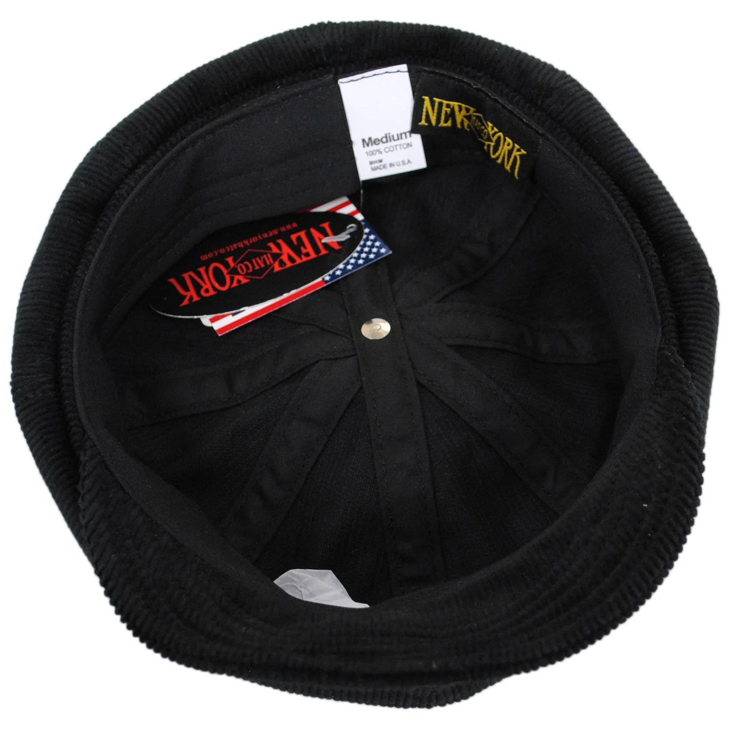 Cotton Corduroy Spitfire Newsboy Cap - Image 4