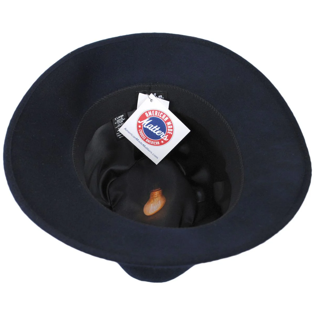 Criss Wool LiteFelt Long Teardrop Fedora Hat - FINAL SALE - Image 4