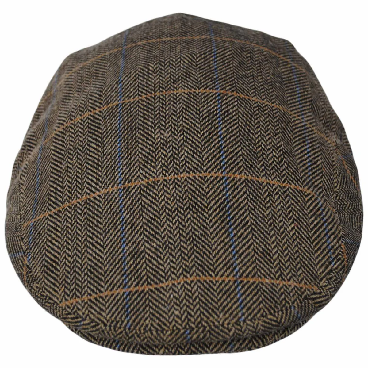 Croydon Herringbone Plaid Wool Blend Ivy Cap - Image 3