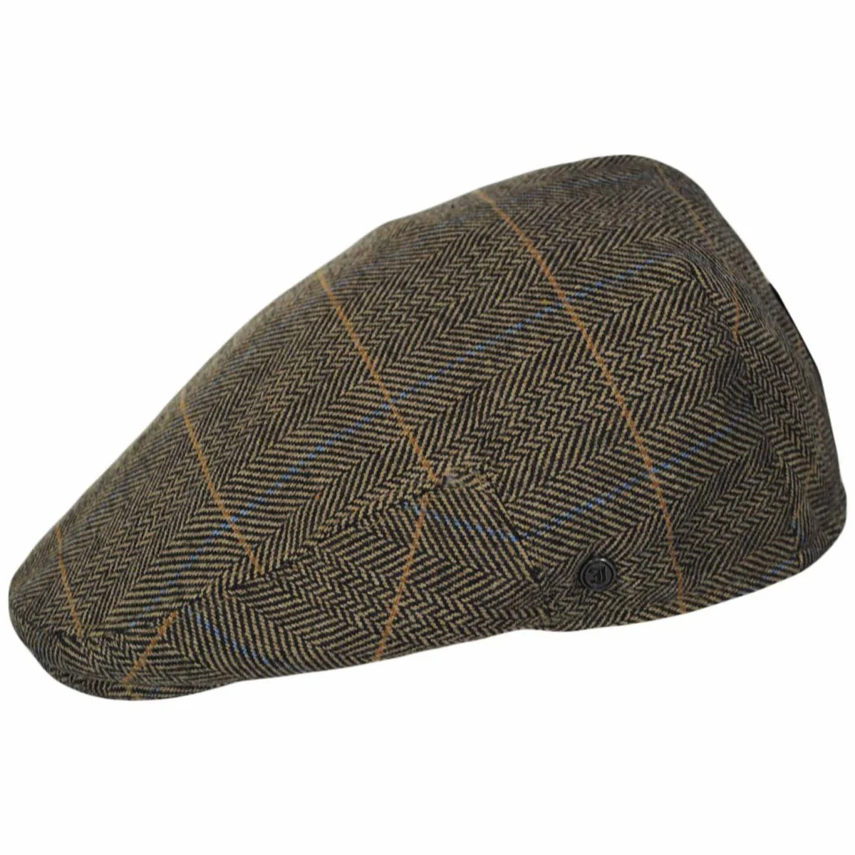 Croydon Herringbone Plaid Wool Blend Ivy Cap - Image 4