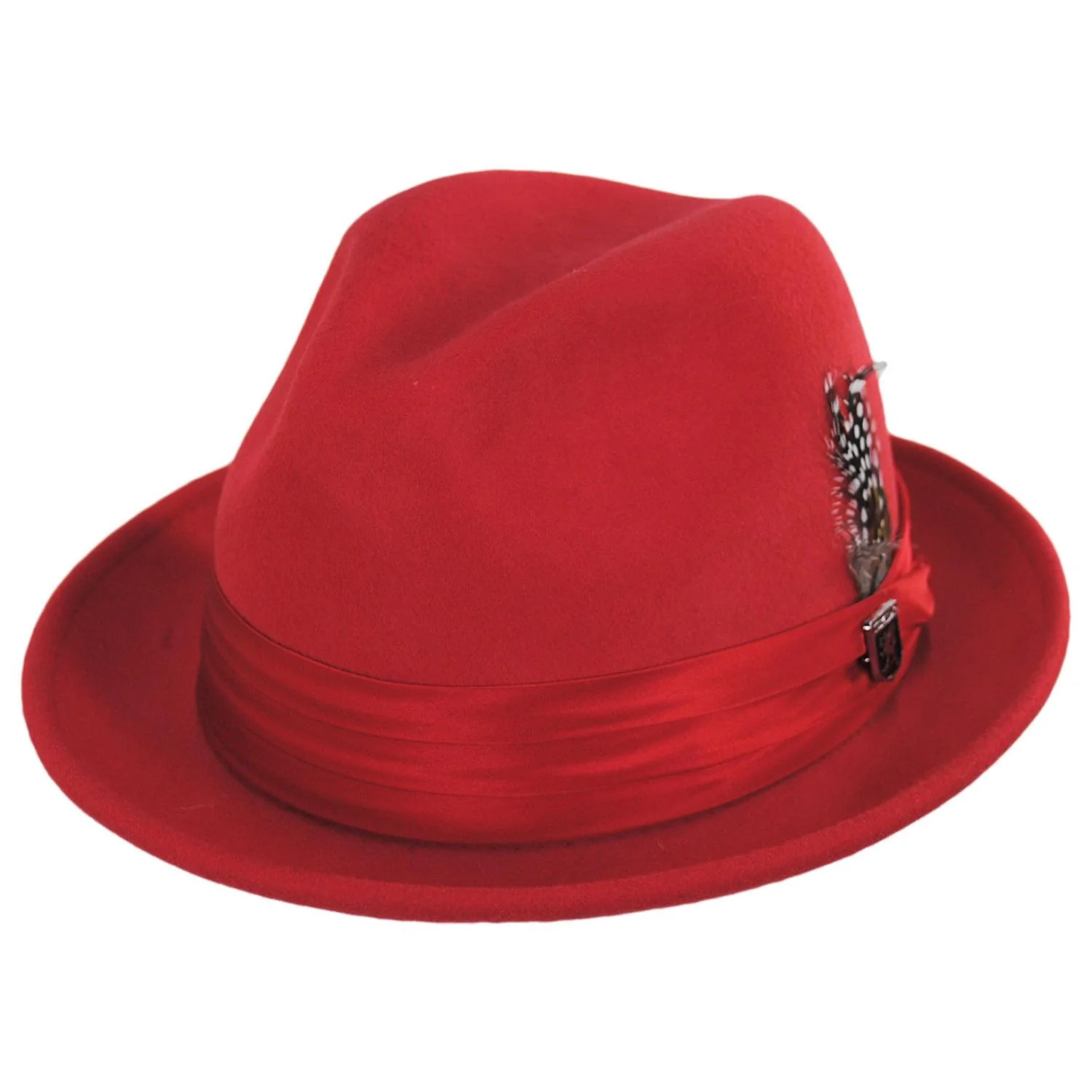 Crushable Wool Felt Fedora Hat