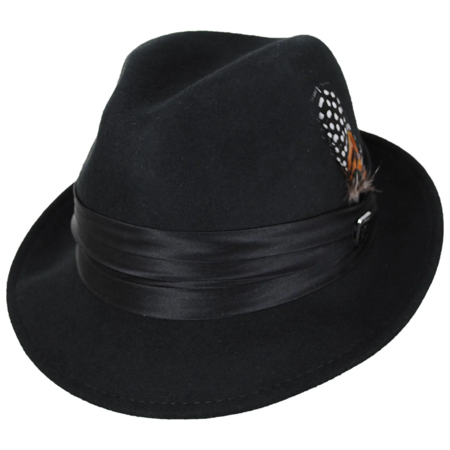 Crushable Wool Felt Fedora Hat - Image 13