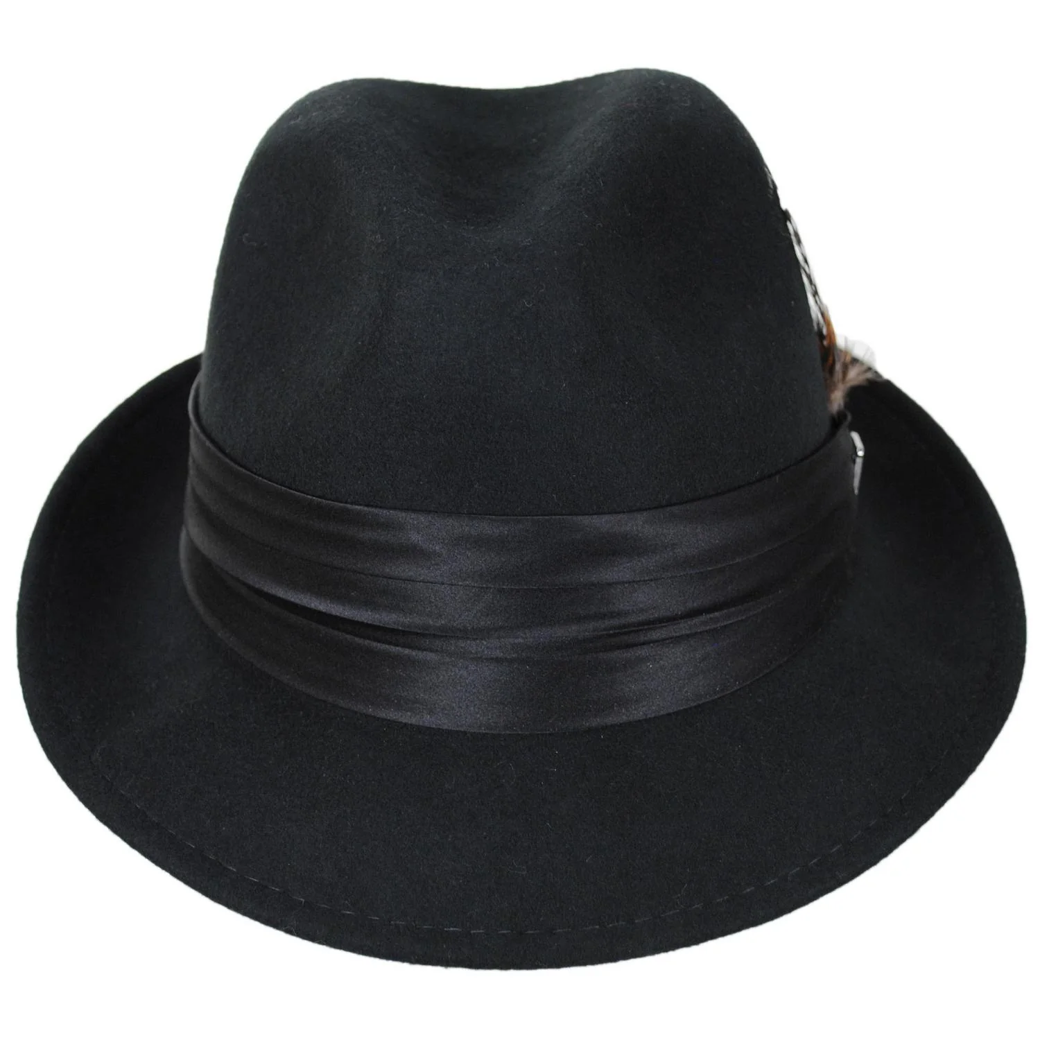 Crushable Wool Felt Fedora Hat - Image 14