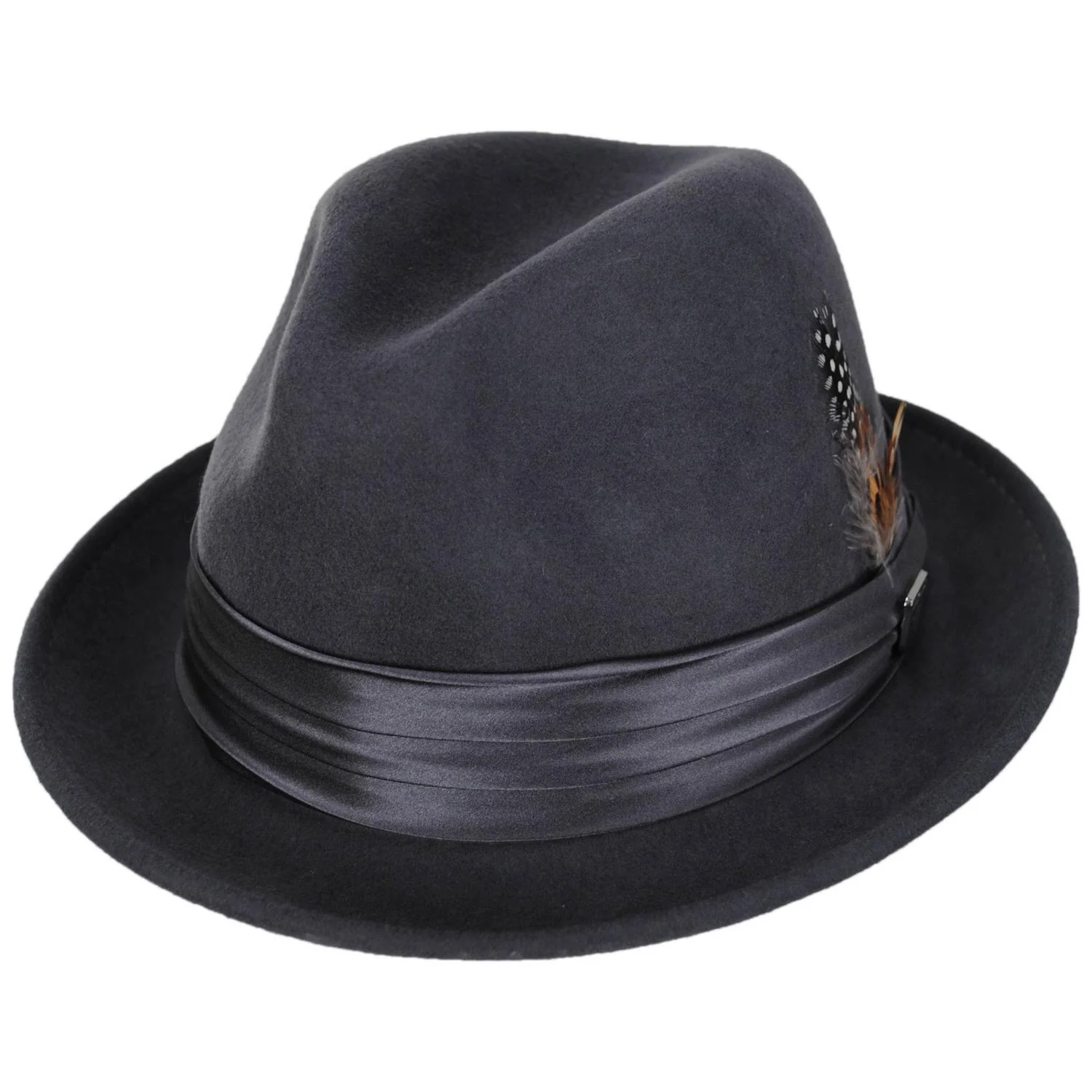Crushable Wool Felt Fedora Hat - Image 5
